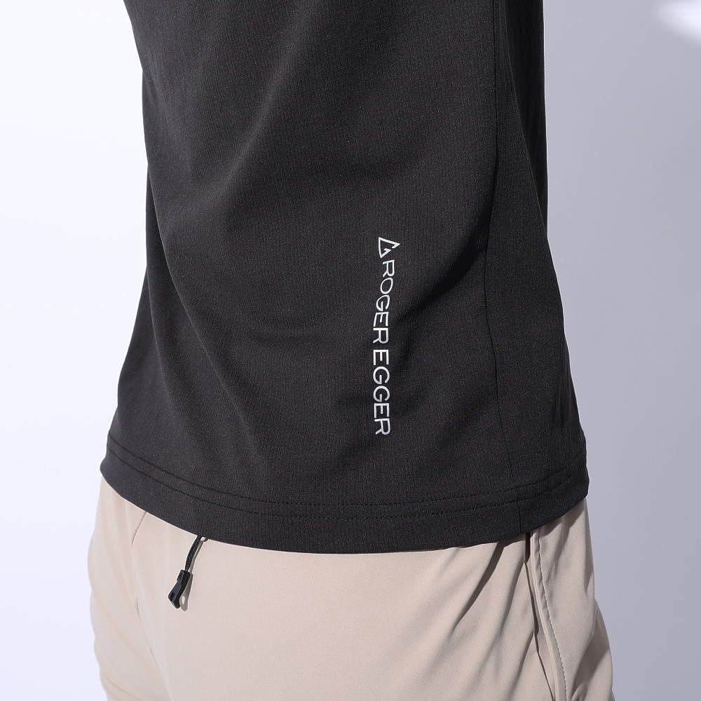ロジャーエーガー（ROGEREGGER）（レディース）カットソー ルフトドライPP ジップ RE24SUK5620006 BLK