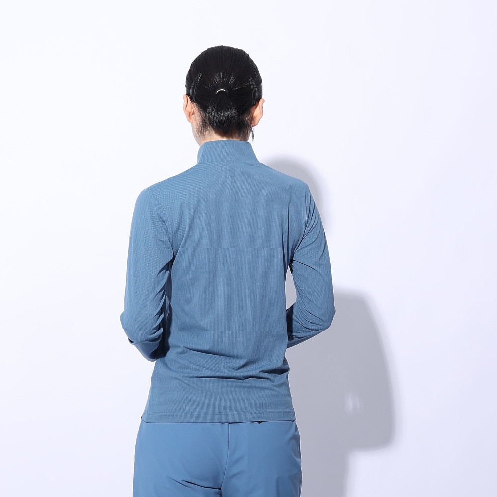 ロジャーエーガー（ROGEREGGER）（レディース）カットソー ルフトドライPP ジップ RE24SUK5620006 BLU