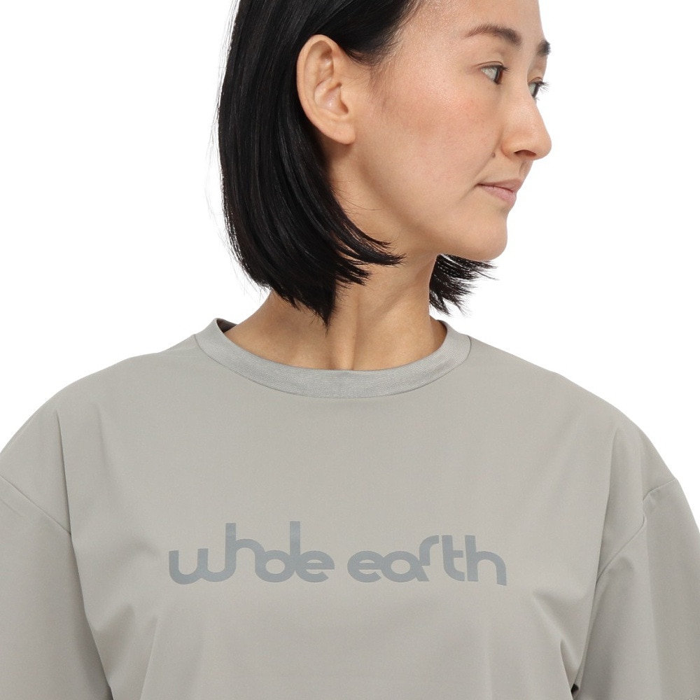 ホールアース（Whole Earth）（レディース）カットソー 半袖 LONG COOL Tシャツ WE2TDZ57 OLIVE