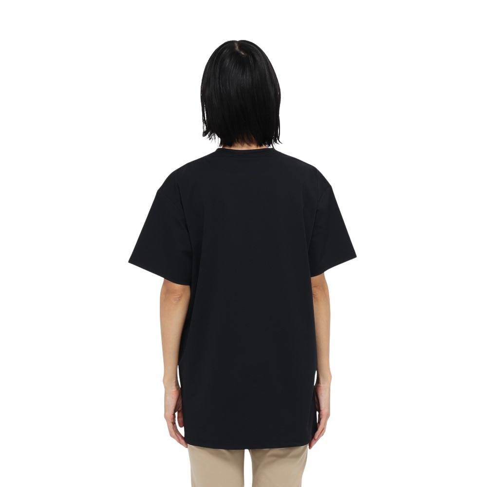 ホールアース（Whole Earth）（レディース）カットソー 半袖 LONG COOL Tシャツ WE2TDZ58 BLK