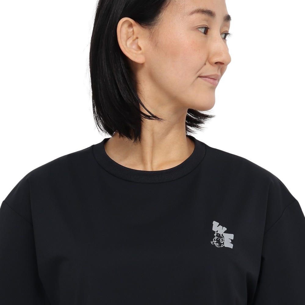 ホールアース（Whole Earth）（レディース）カットソー 半袖 LONG COOL Tシャツ WE2TDZ58 BLK