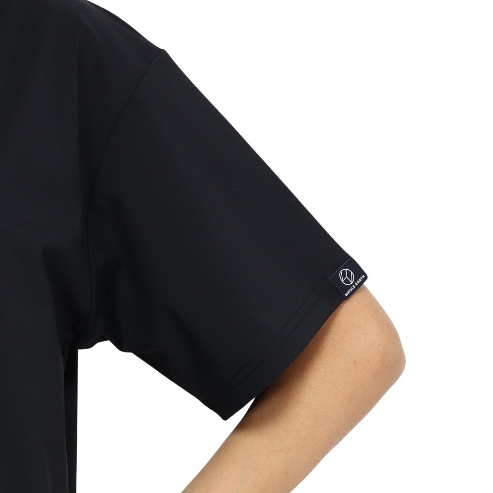 ホールアース（Whole Earth）（レディース）カットソー 半袖 LONG COOL Tシャツ WE2TDZ58 BLK