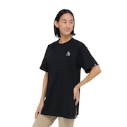 (レディース)カットソー 半袖 LONG COOL Tシャツ WE2TDZ58 BLK