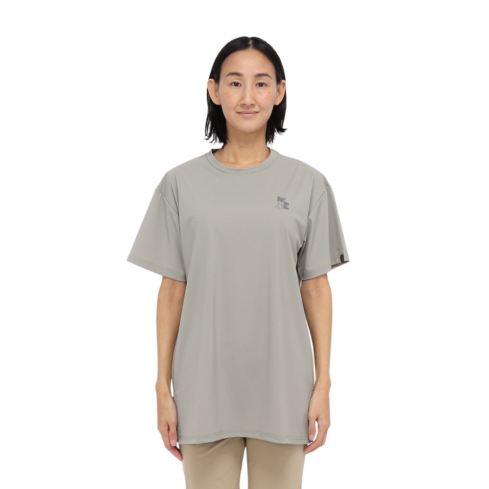 ホールアース（Whole Earth）（レディース）カットソー 半袖 LONG COOL Tシャツ WE2TDZ58 OLIVE