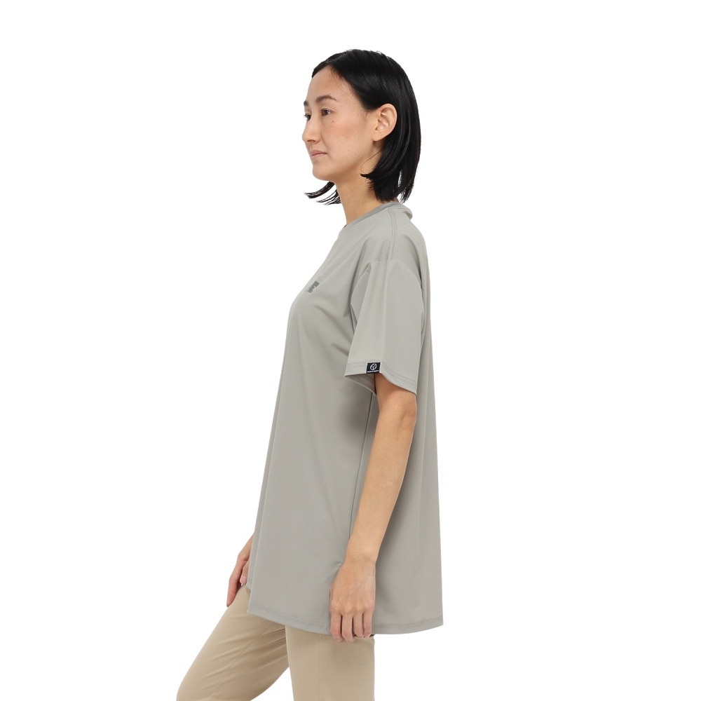ホールアース（Whole Earth）（レディース）カットソー 半袖 LONG COOL Tシャツ WE2TDZ58 OLIVE