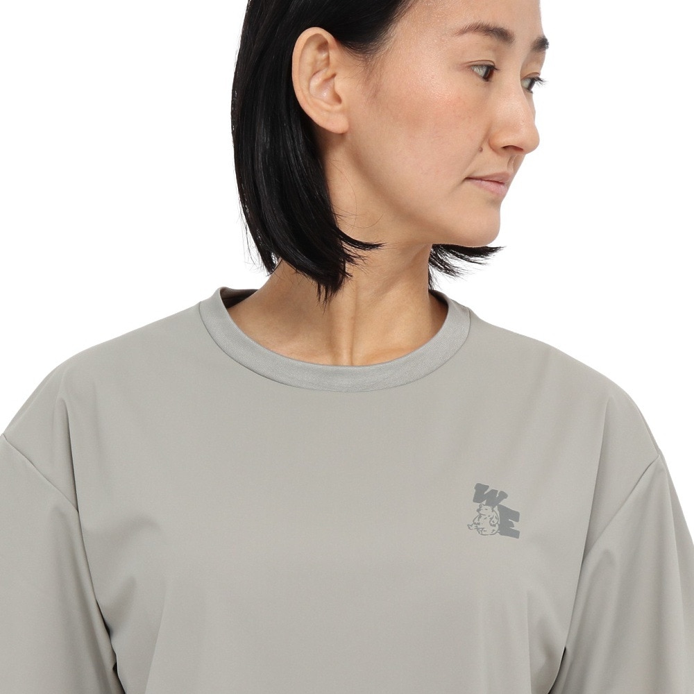 ホールアース（Whole Earth）（レディース）カットソー 半袖 LONG COOL Tシャツ WE2TDZ58 OLIVE