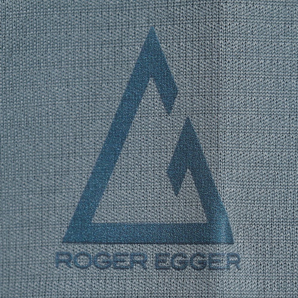 ロジャーエーガー（ROGEREGGER）（レディース）カットソー AURO TECH ハーフジップベースレイヤー RE26SES5620002 DBLU