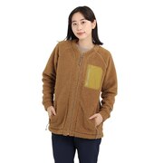 マーモット（Marmot）（レディース）ジャケット アウター ジップアップ フリース Boa Crew Coat 8 KKB ブラウン 四角友里コラボ レトロジャケット