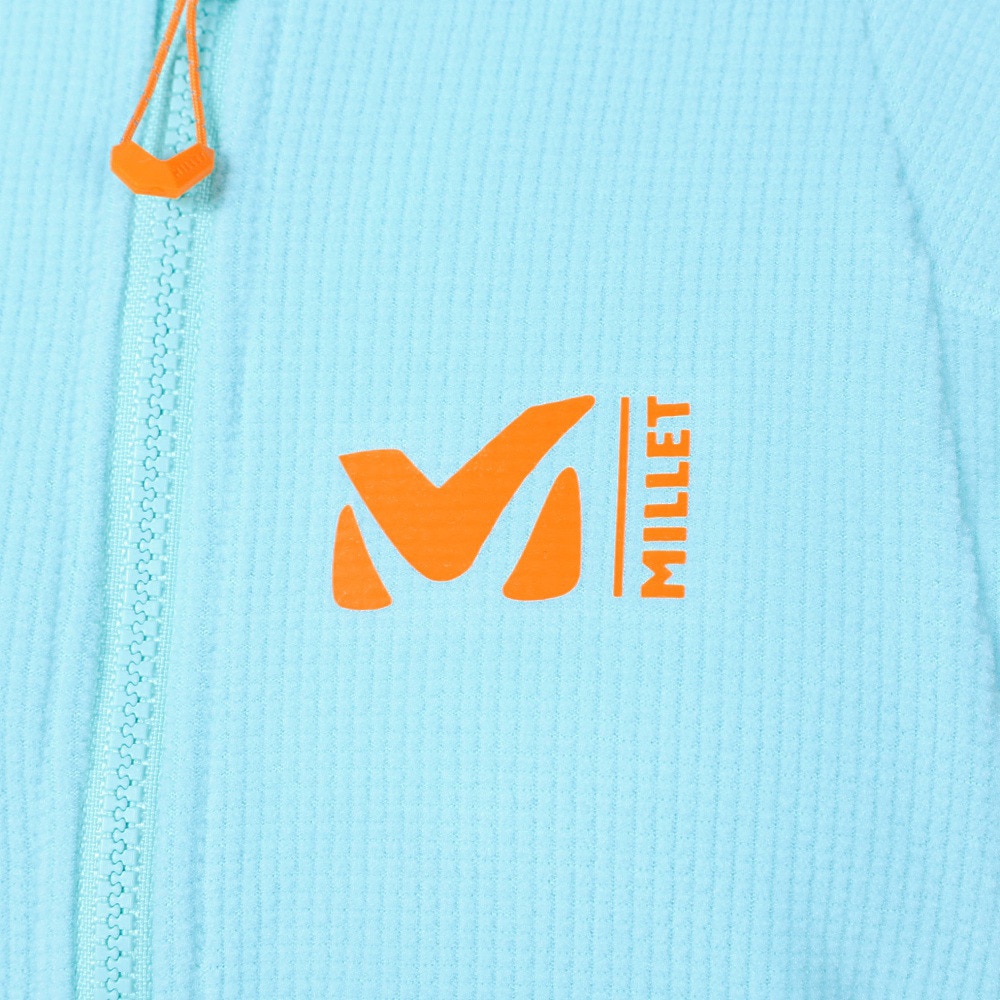 ミレー（Millet）（レディース）ジップアップ フリース K ライトグリット ジャケット MIV9485-8743