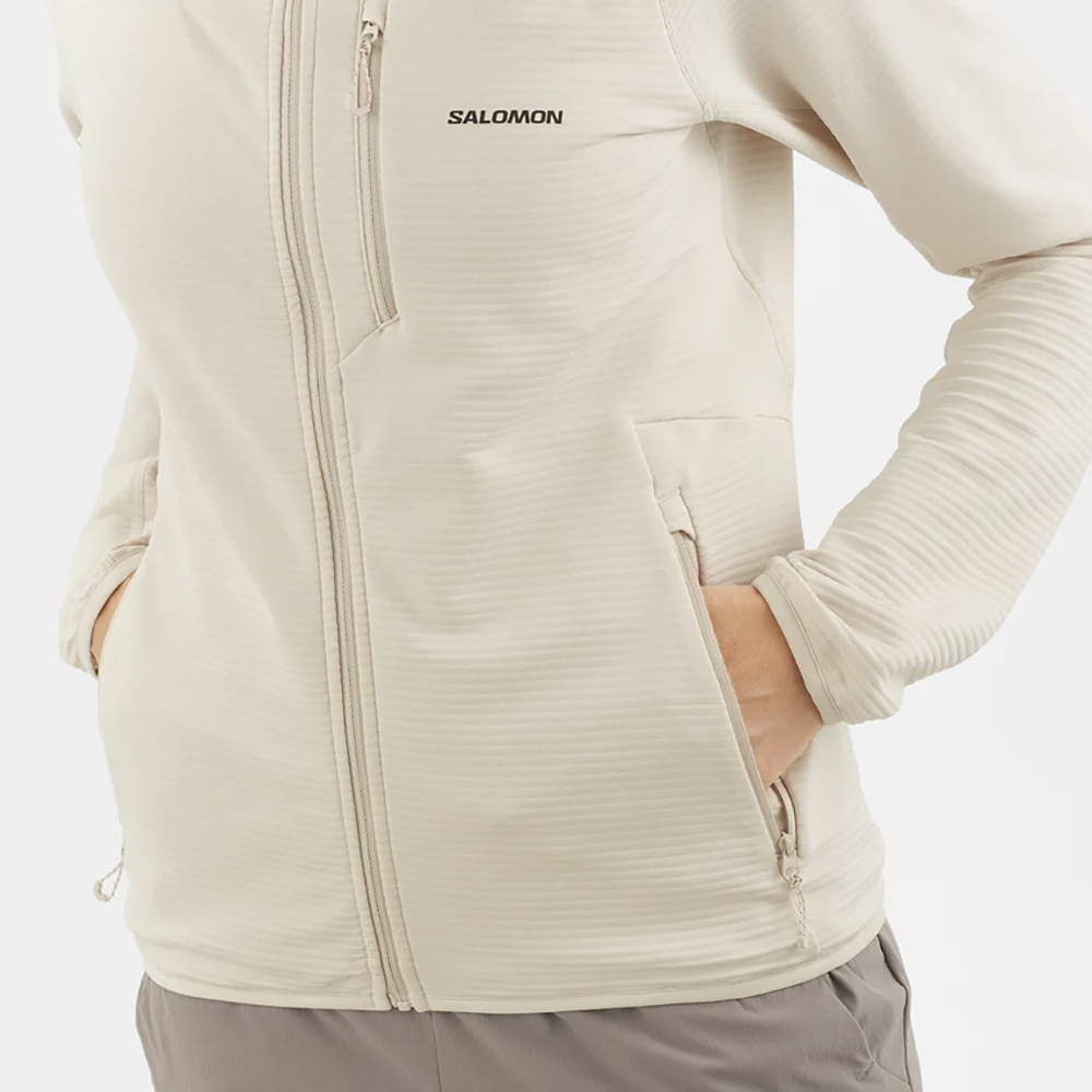 サロモン（SALOMON）（レディース）ジップアップ ESSENTIAL LIGHTWARM ジャケット LC2445400