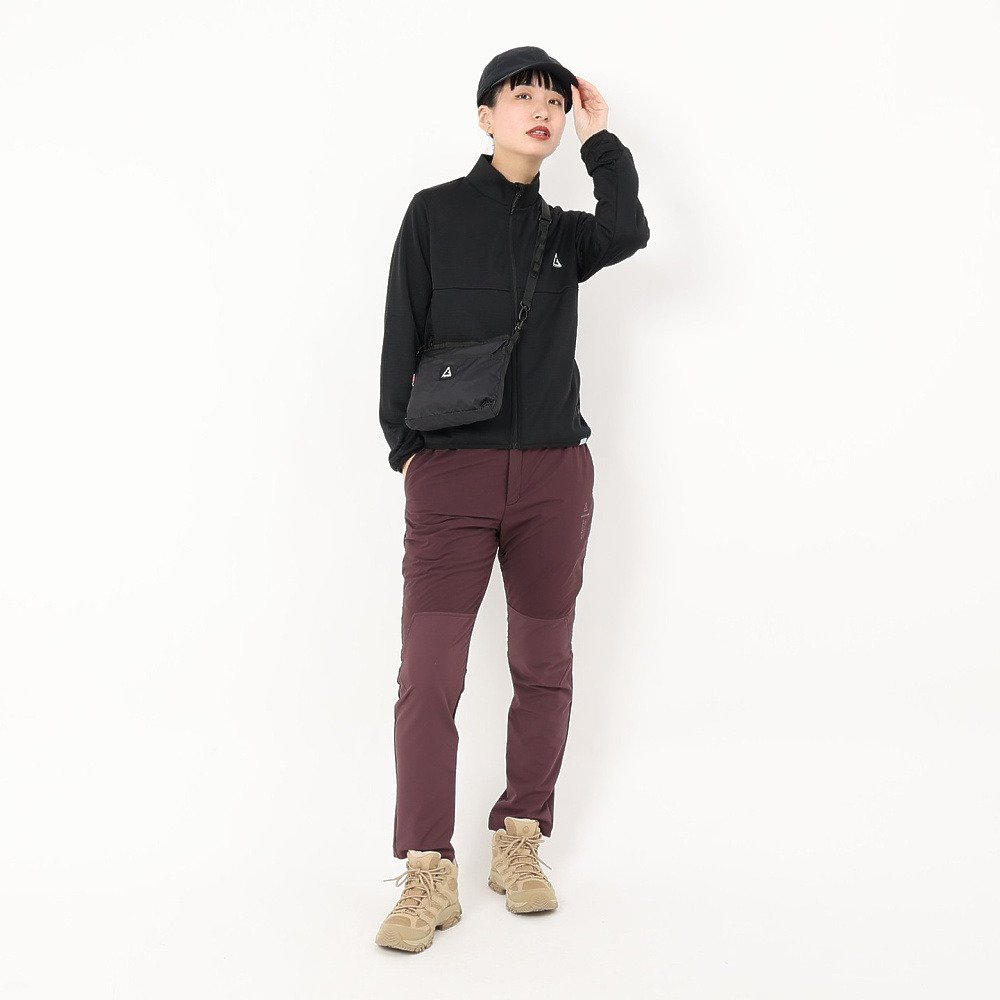 ロジャーエーガー（ROGEREGGER）（レディース）ジップアップ ルフトグリットフリース RE25FUK5620019 BLK