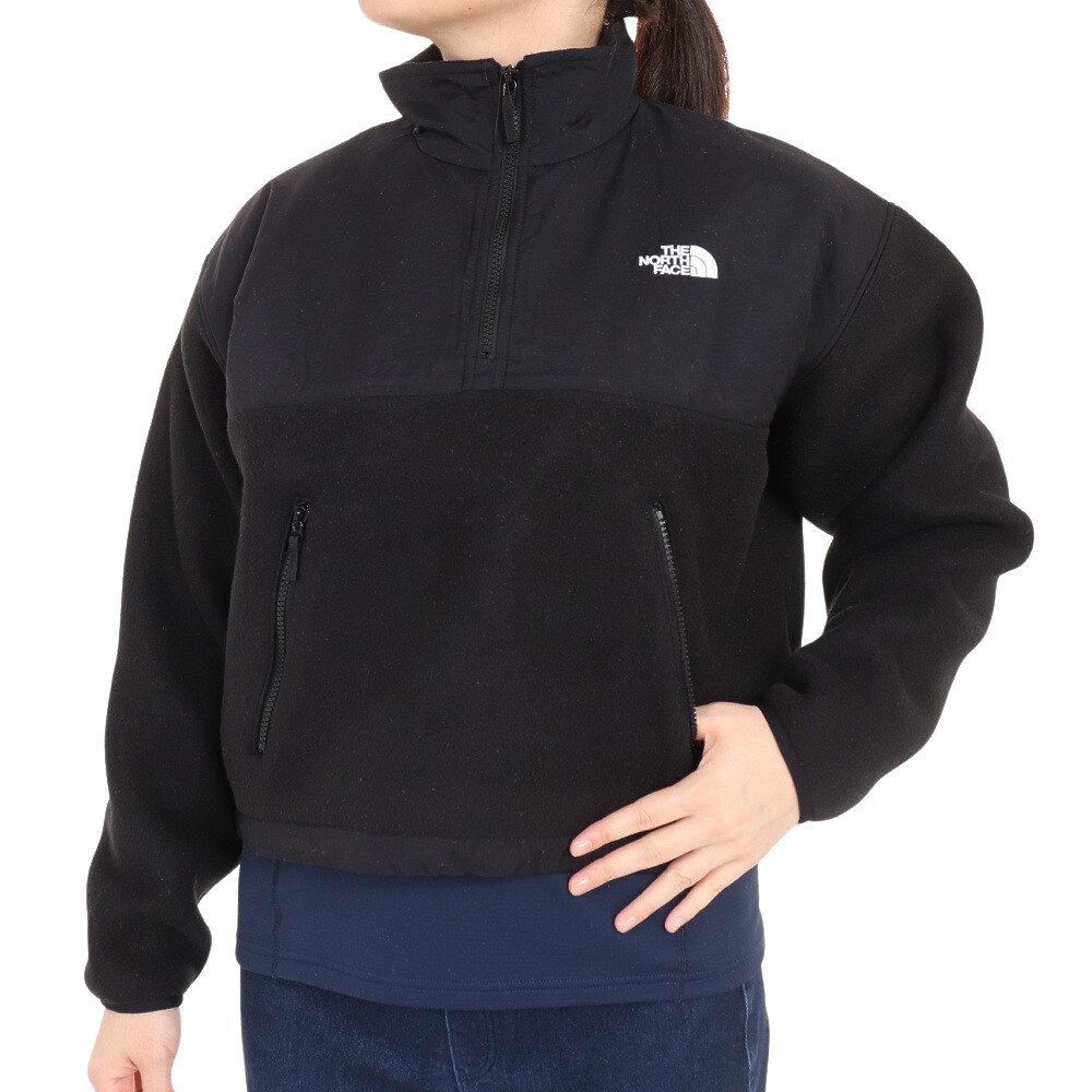 ノースフェイス（THE NORTH FACE）（レディース）フルジップ フリース プルオーバー デナリジャケット NAW72332 K