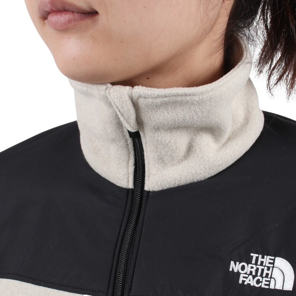 ノースフェイス（THE NORTH FACE）（レディース）フルジップ フリース マウンテンバーサマイクロジャケット NLW72304 OM オートミール