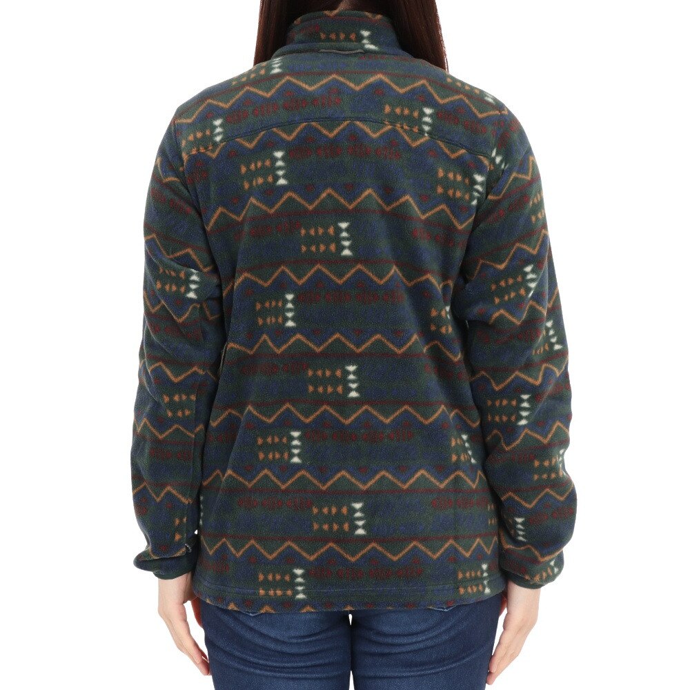 コロンビア（Columbia）（レディース）フルジップ フリース バックアイスプリングジャケット XL5820 370 グリーン