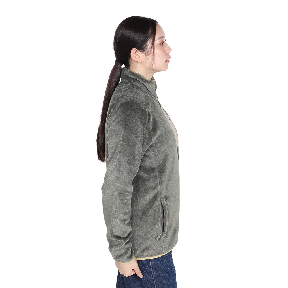 マーモット（Marmot）（レディース）フルジップ フリース バイガンフリースジャケット TSAWF048-KHAKI