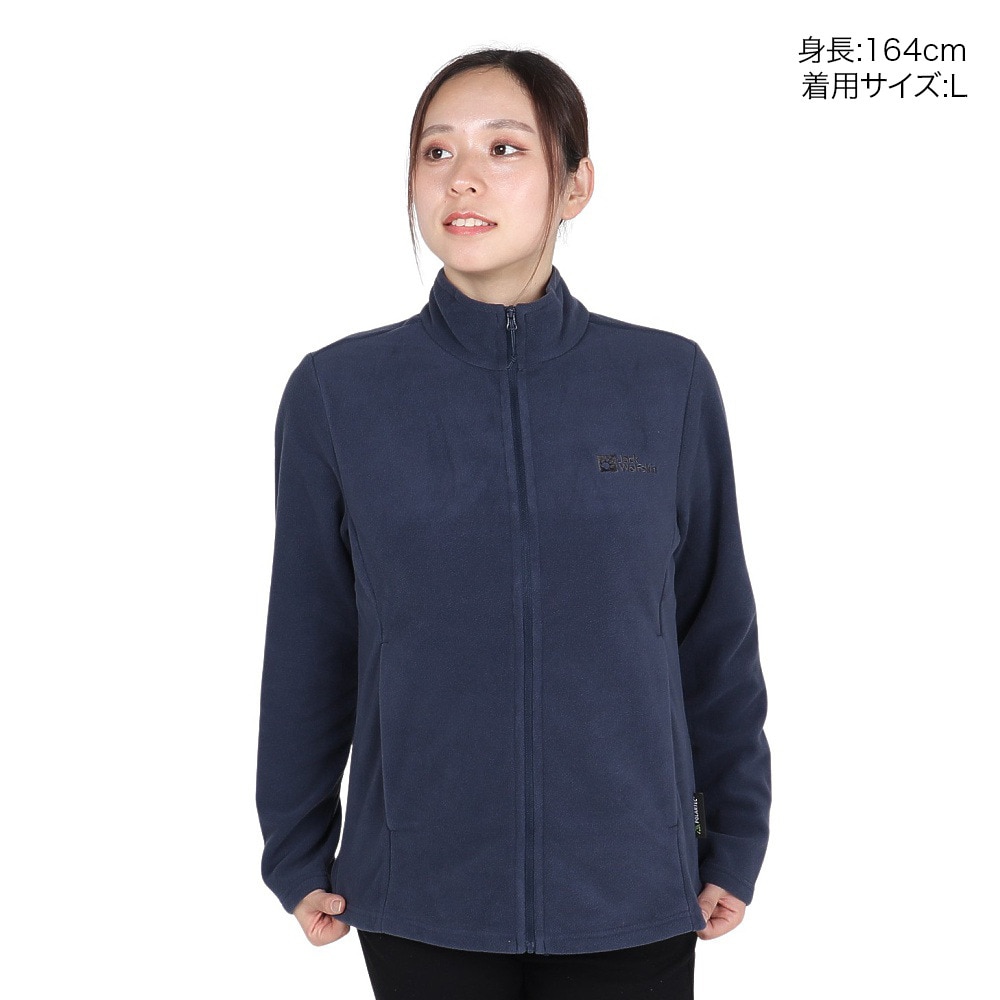 ジャックウルフスキン（JackWolfskin）（レディース）フルジップ フリース タウナス フリースジャケット 1711391A-1010