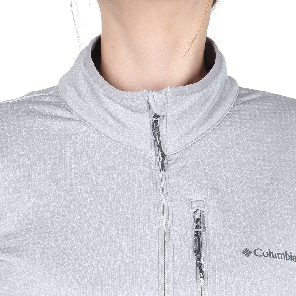 コロンビア（Columbia）（レディース）フルジップ フリース エッセンシャルハイクグリッドフリースフルジップジャケット AR0670 039