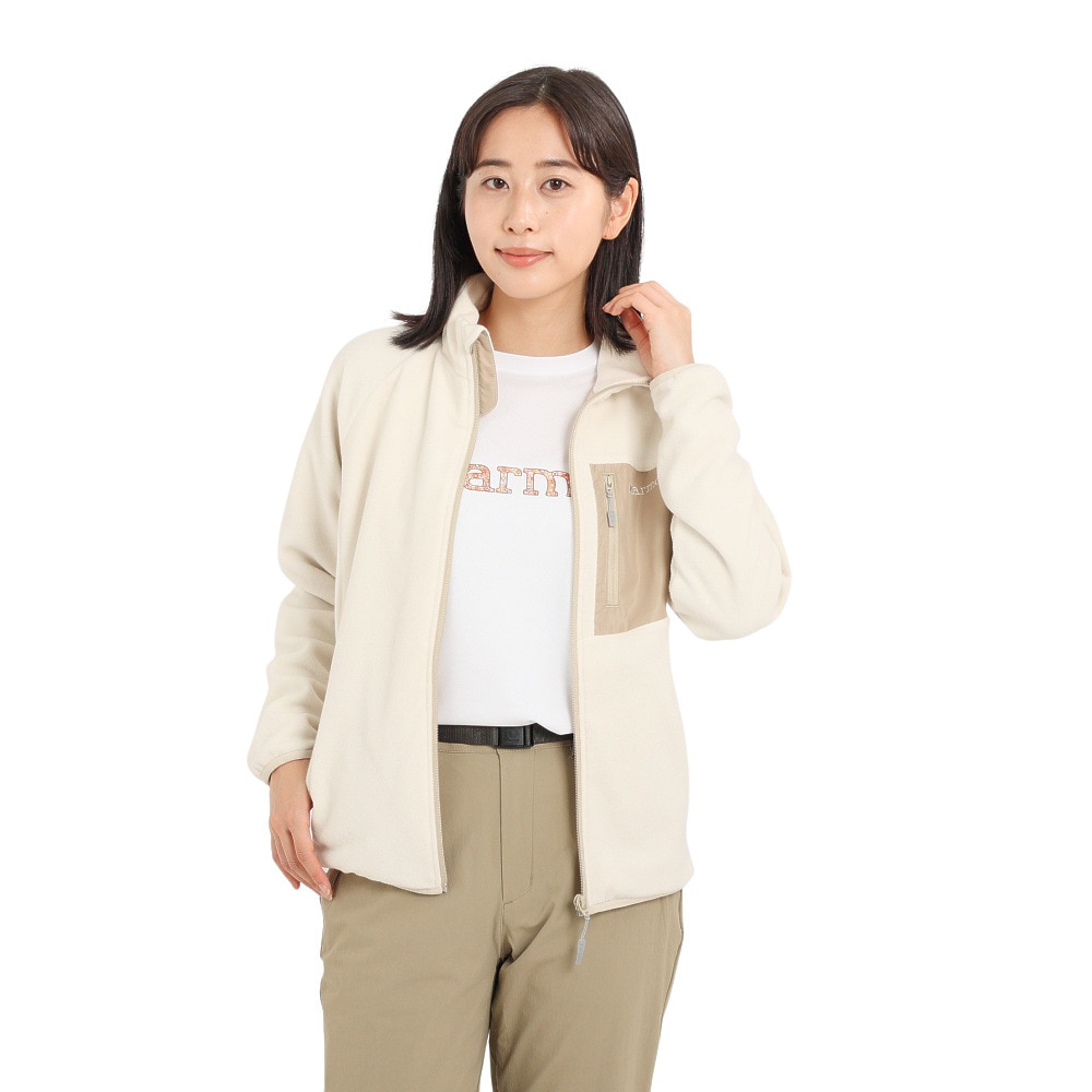 マーモット（Marmot）（レディース）ジップアップ フリース ヒートフリースジャケット TOWUJL92XB OWH ホワイト  アウトドア・キャンプ用品はエルブレス