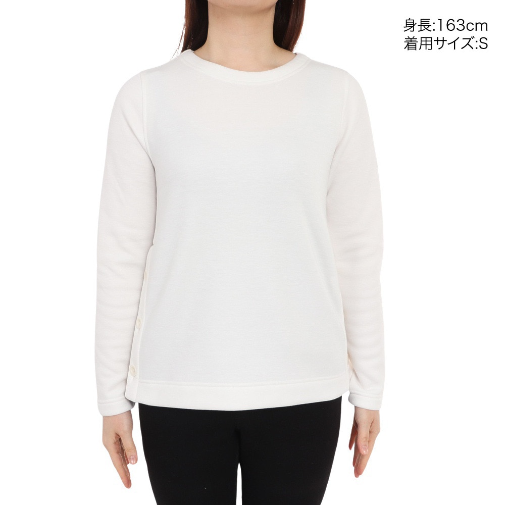 エーグル（AIGLE）（レディース）長袖Tシャツ マイクロフリースクルーネックプルオーバー ZSFAN14-004