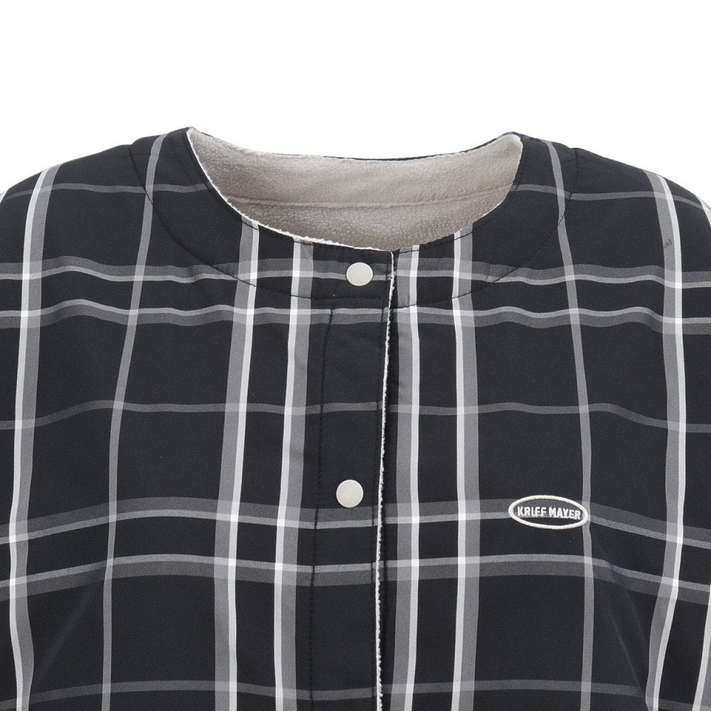 クリフメイヤー(KRIFF MAYER)リバーシブルフリースカーデ W2525130X:12:L/GRAY(Lady’s) クリフメイヤー（KRIFF MAYER）（レディース）リバーシブルフリース