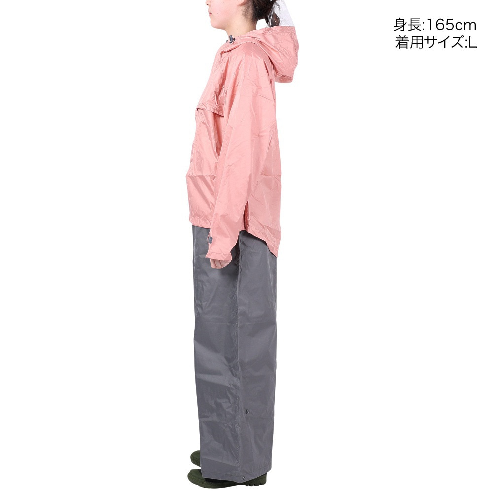 マック（Makku）（レディース）レインウェア 雨具 上下セット 耐水 透湿 ワイドレインスーツ AS-620 透明バイザー付き
