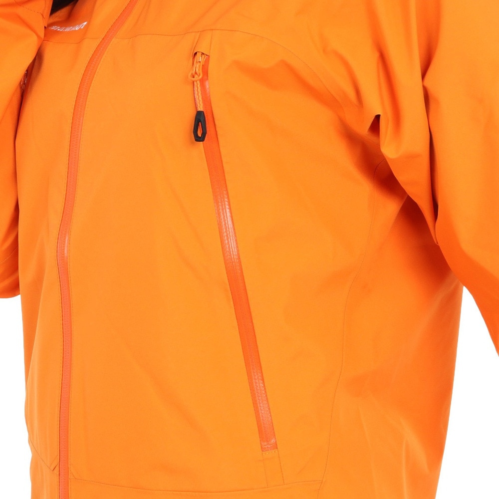 マムート（MAMMUT）（レディース）レインウェア 上下 クライメイト レインスーツ 1010-26561-2266 オレンジ 収納袋付