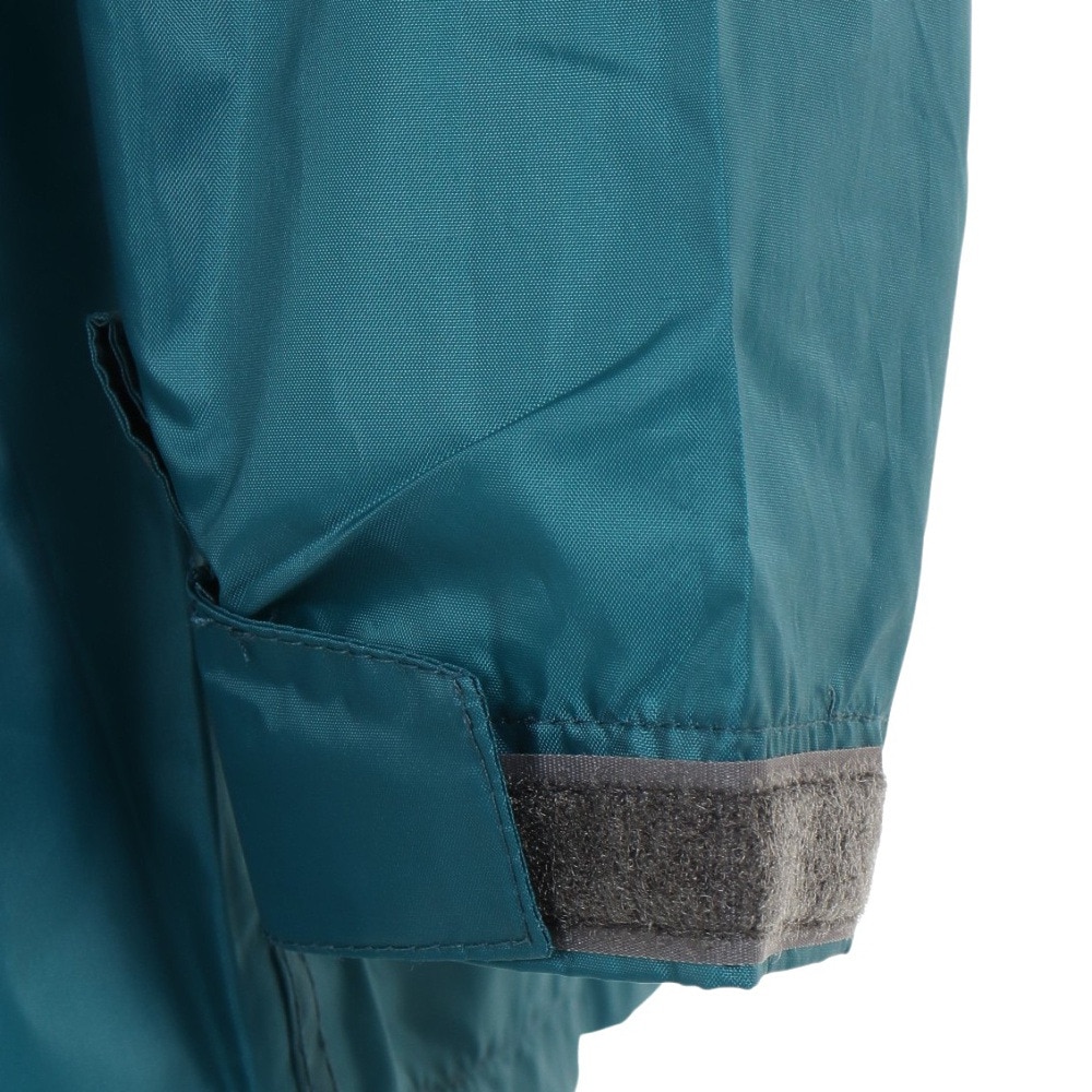 マック（Makku）（レディース、キッズ）レインウェア 上下 レインスーツ 雨具 防水 アジャストマックライト AS-7100 ブルー 収納袋付