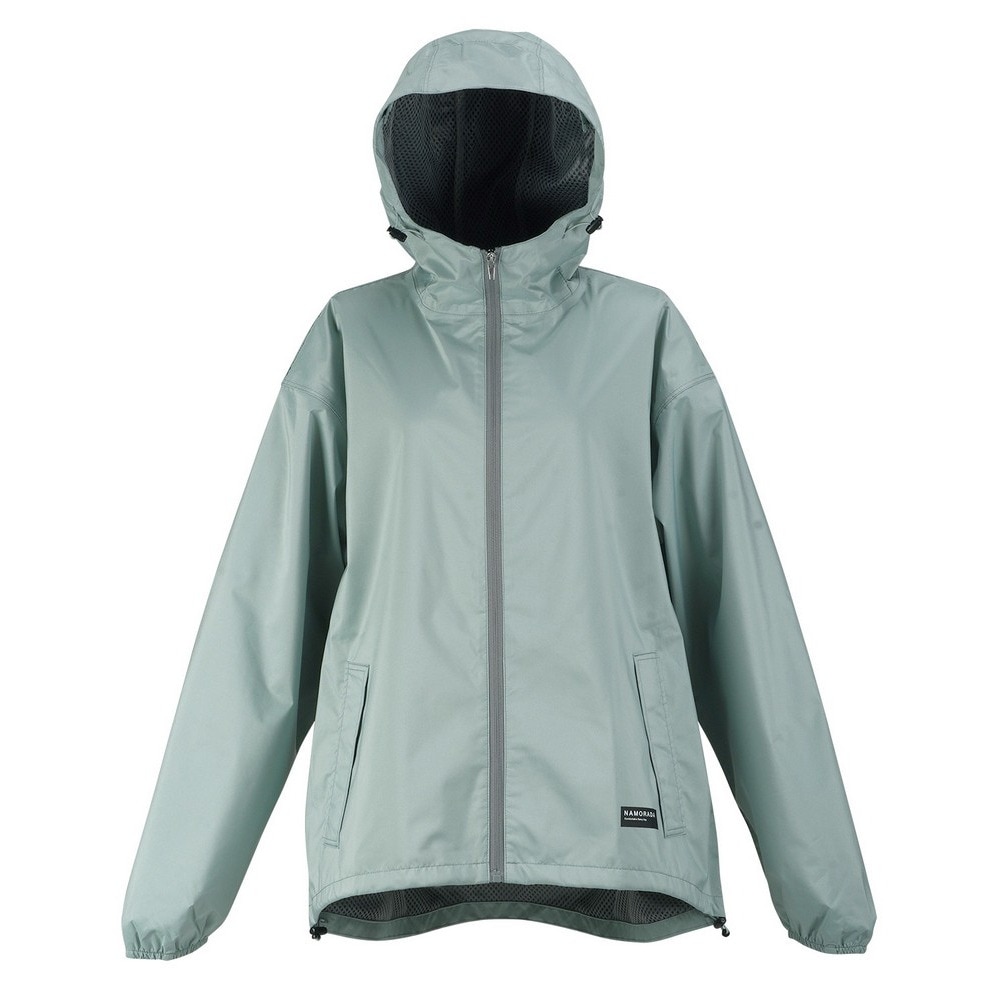 カジメイク（KAJIMEIKU）（レディース）レインスーツ 雨具 フェミニン3 上下セット 7481 グリーン