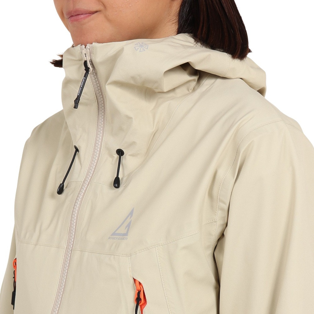ロジャーエーガー（ROGEREGGER）（レディース）レインジャケット 雨具 防水 CLIMAセンサー W RE2STN562030BEG ベージュ 収納袋付 レインウェア