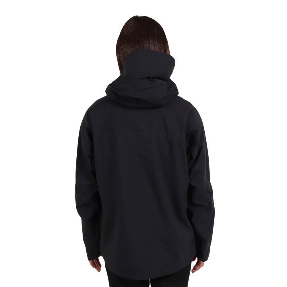 ロジャーエーガー（ROGEREGGER）（レディース）レインジャケット 雨具 防水 CLIMAセンサー W RE2STN562030BLK ブラック 収納袋付 レインウェア