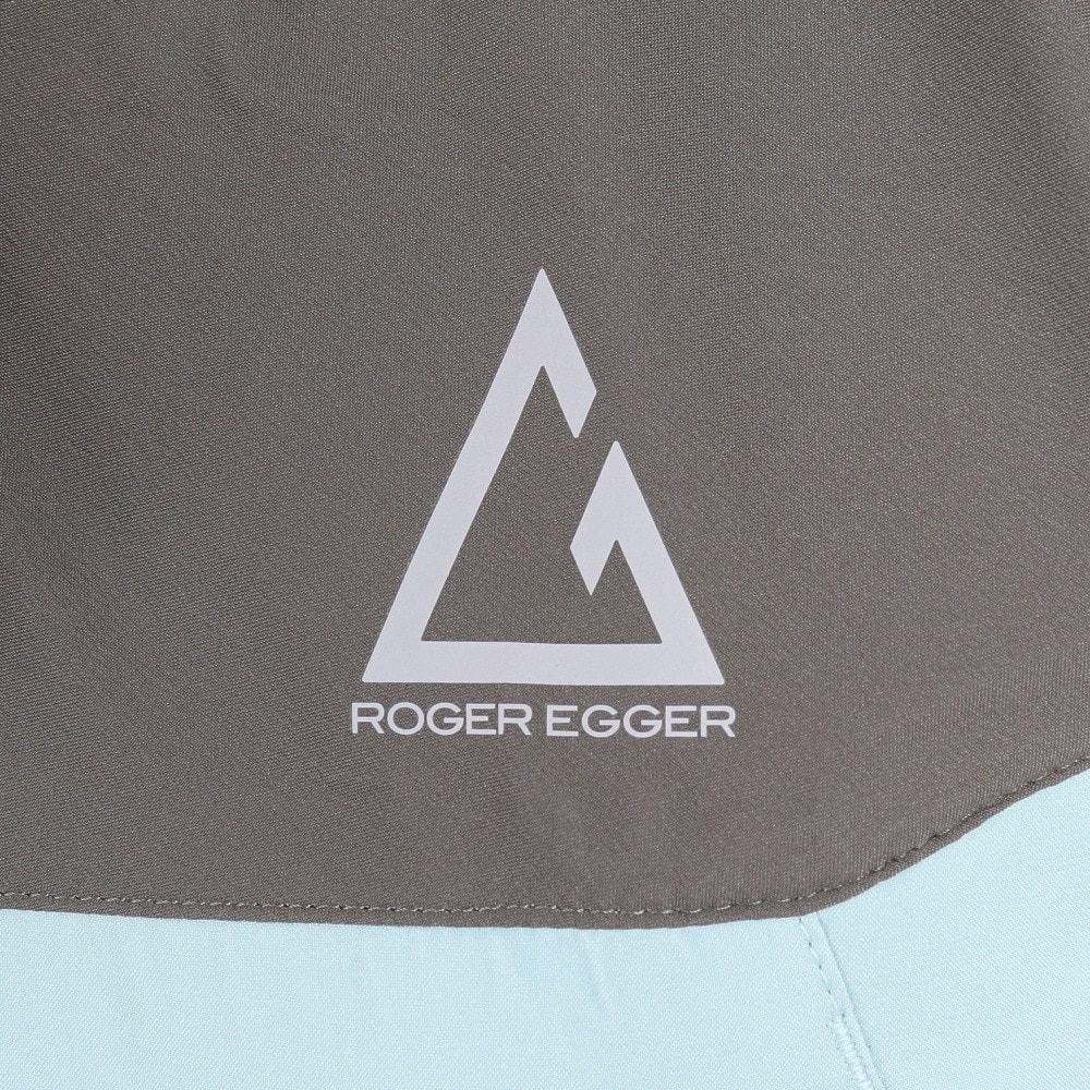 ロジャーエーガー（ROGEREGGER）（レディース）レインジャケット 雨具 防水 CLIMAセンサー W RE2STN562030CBL サックス 収納袋付 レインウェア
