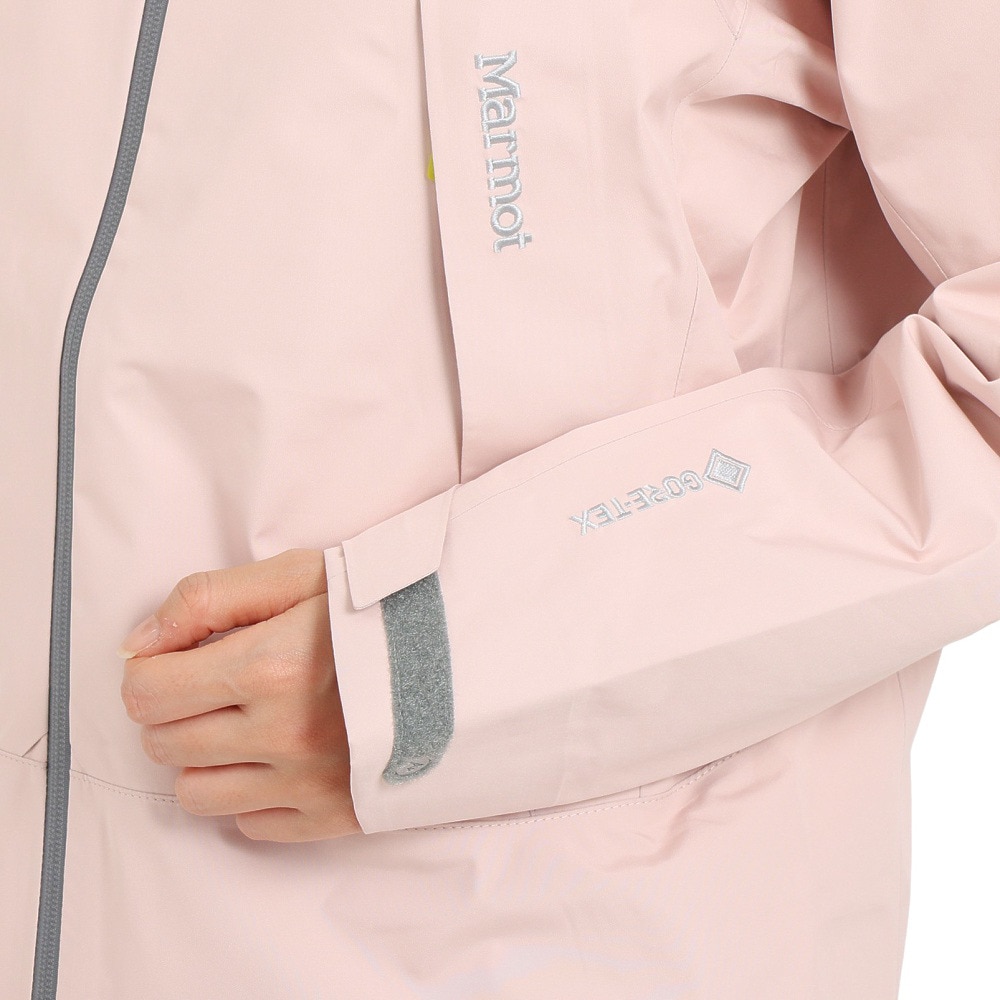 マーモット（Marmot）（レディース）ゴアテックス レインジャケット クラウドブレーカージャケット TOWUJK02 PPK ピンク 防水 撥水