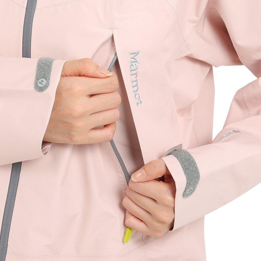 マーモット（Marmot）（レディース）ゴアテックス レインジャケット クラウドブレーカージャケット TOWUJK02 PPK ピンク 防水 撥水