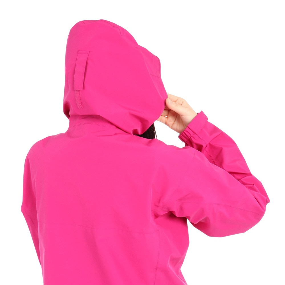 オンヨネ（ONYONE）（レディース）雨具 防水 レインジャケット コンバットレインジャケット ODJ85031 946 BERRY 収納袋付 レインウェア