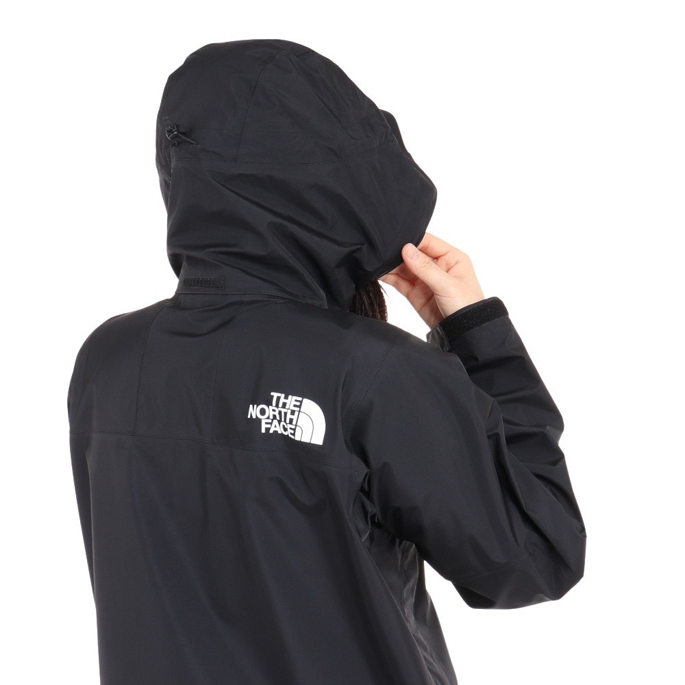 ザ・ノース・フェイス（THE NORTH FACE）（レディース）レインジャケット 雨具 防水 マウンテン レインテックス ジャケット NPW12333 K ブラック 収納袋付