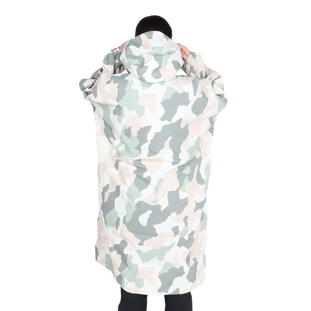 エーグル（AIGLE）（レディース）レインジャケット 雨具 防水 パッカブルポンチョ ZBFAV73-006