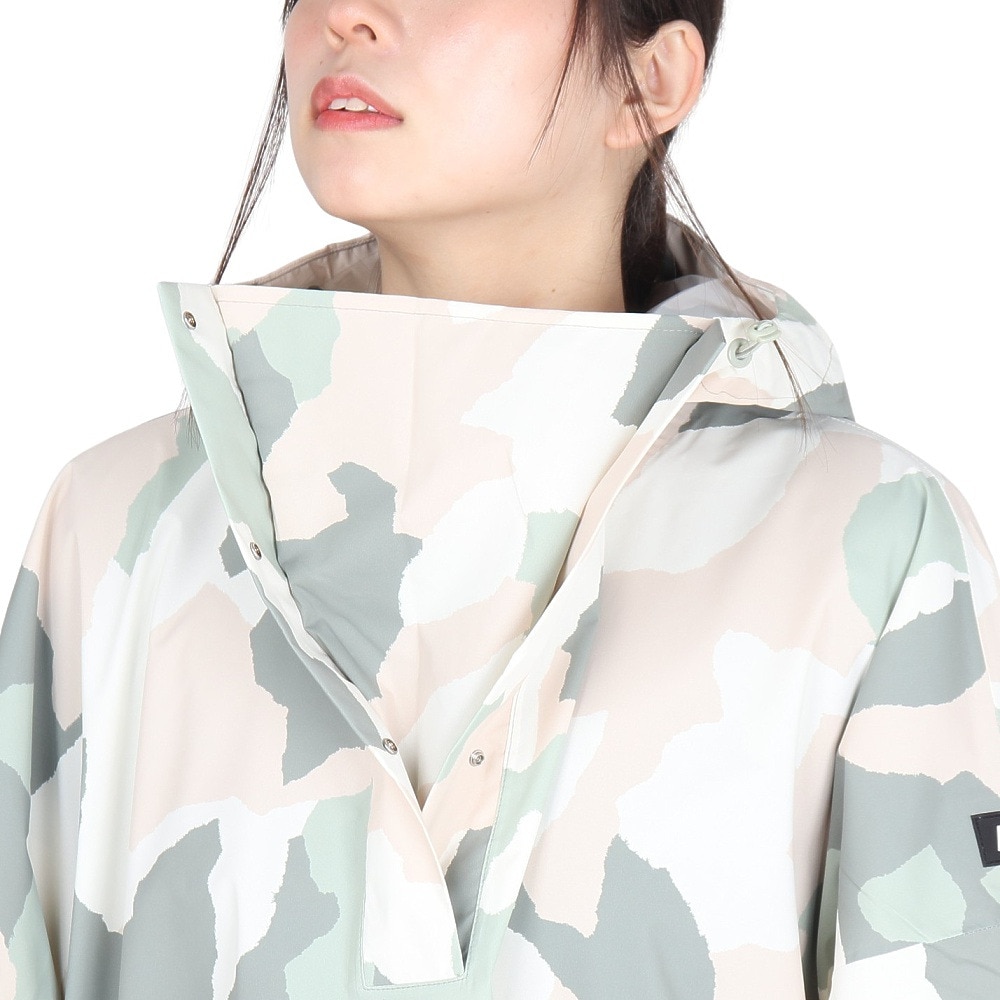 エーグル（AIGLE）（レディース）レインジャケット 雨具 防水 パッカブルポンチョ ZBFAV73-006
