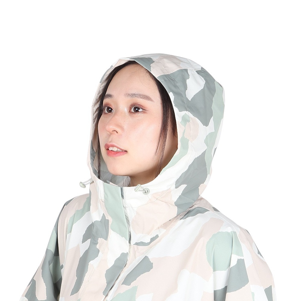 エーグル（AIGLE）（レディース）レインジャケット 雨具 防水 パッカブルポンチョ ZBFAV73-006