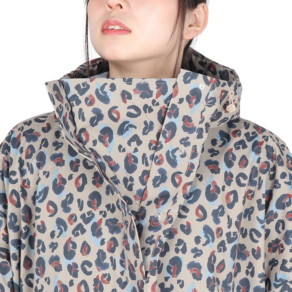 エーグル（AIGLE）（レディース）レインコート 雨具 防水 レインウェア パッカブルポンチョ ZBFAV73-007