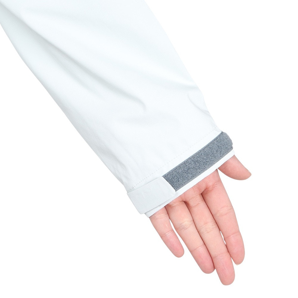 POLEWARDS（レディース）レインウェア 雨具 防水 DUALFORCE STRETCH レインジャケット PW2RHS12 IVO アイボリー 収納袋付