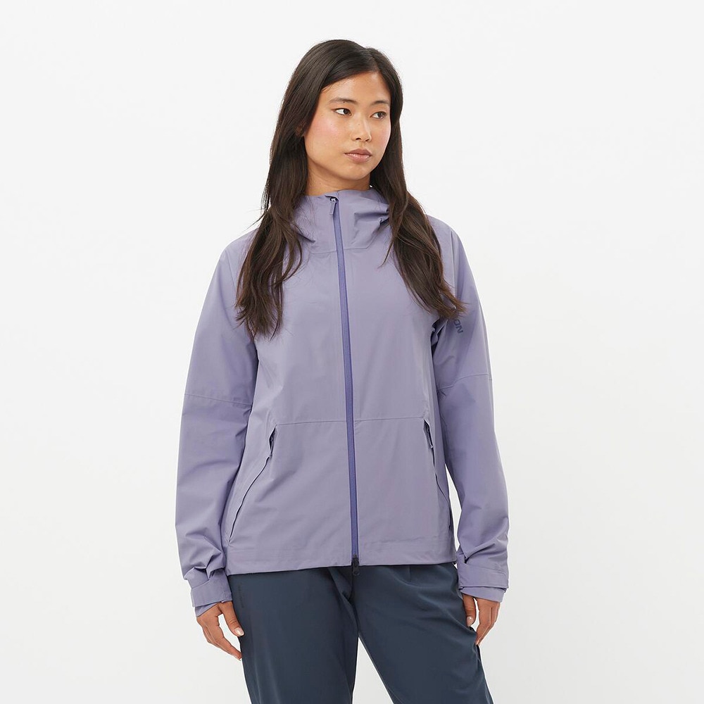 サロモン（SALOMON）（レディース）レインジャケット 雨具 防水 OUTERPATH 2.5L シェルジャケット LC2468300
