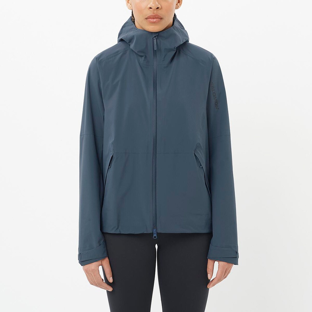 サロモン（SALOMON）（レディース）レインジャケット 雨具 防水 OUTERPATH 2.5L WP ジャケット LC2646700