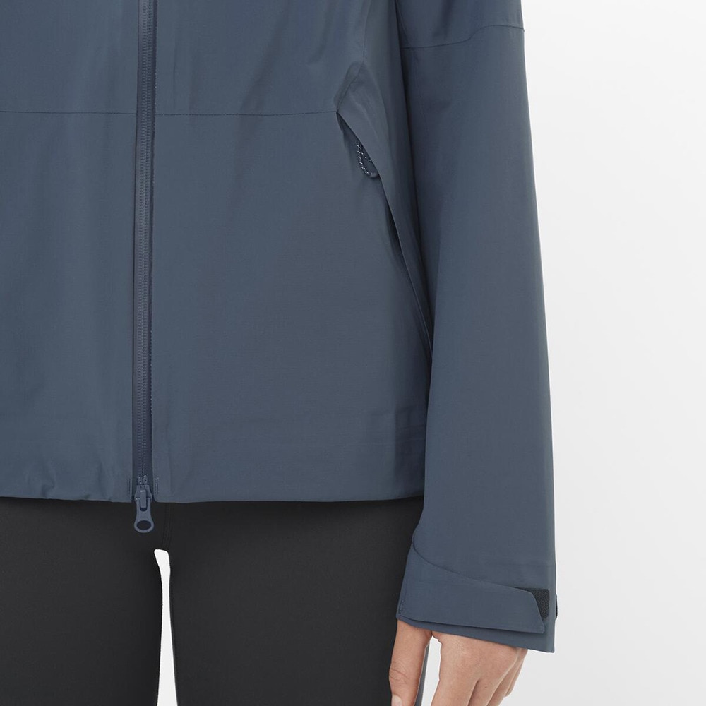 サロモン（SALOMON）（レディース）レインジャケット 雨具 防水 OUTERPATH 2.5L WP ジャケット LC2646700