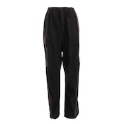 ホールアース（Whole Earth）（レディース）ストレッチレインパンツ ブラック WE2HHD12 BLK レインウェア 防水 アウトドア キャンプ レジャー 登山 雨具 黒