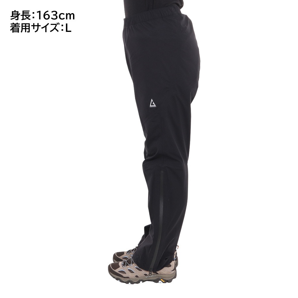 ロジャーエーガー（ROGEREGGER）（レディース）レインパンツ 雨具 防水 CLIMAセンサー W RE2STN562031BLK ブラック 収納袋付 レインウェア