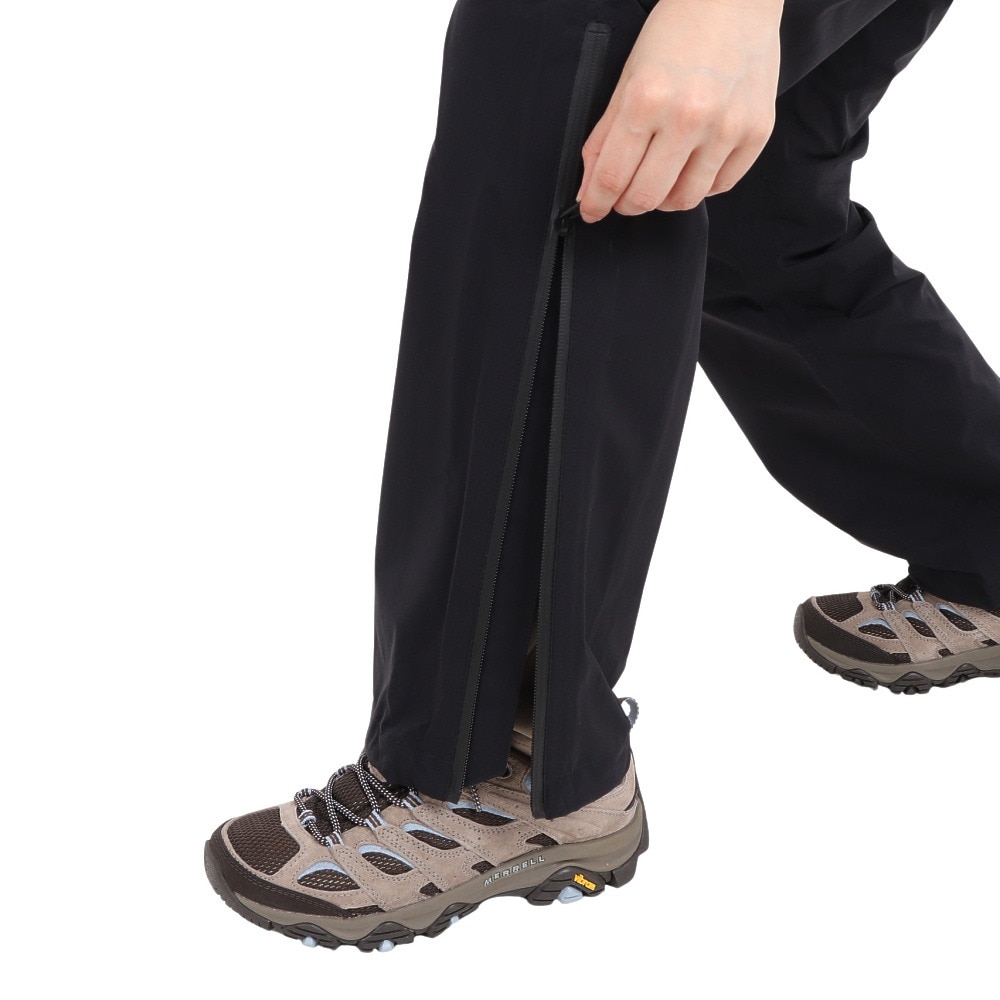 ロジャーエーガー（ROGEREGGER）（レディース）レインパンツ 雨具 防水 CLIMAセンサー W RE2STN562031BLK ブラック 収納袋付 レインウェア
