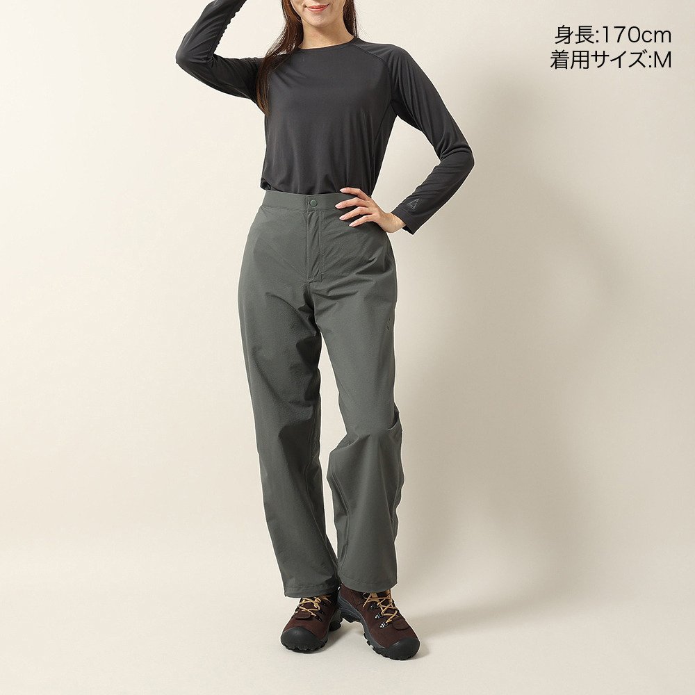 ロジャーエーガー（ROGEREGGER）（レディース）レインパンツ 雨具 防水 エアフロートレインパンツ RE26SXL5620036 DGRY