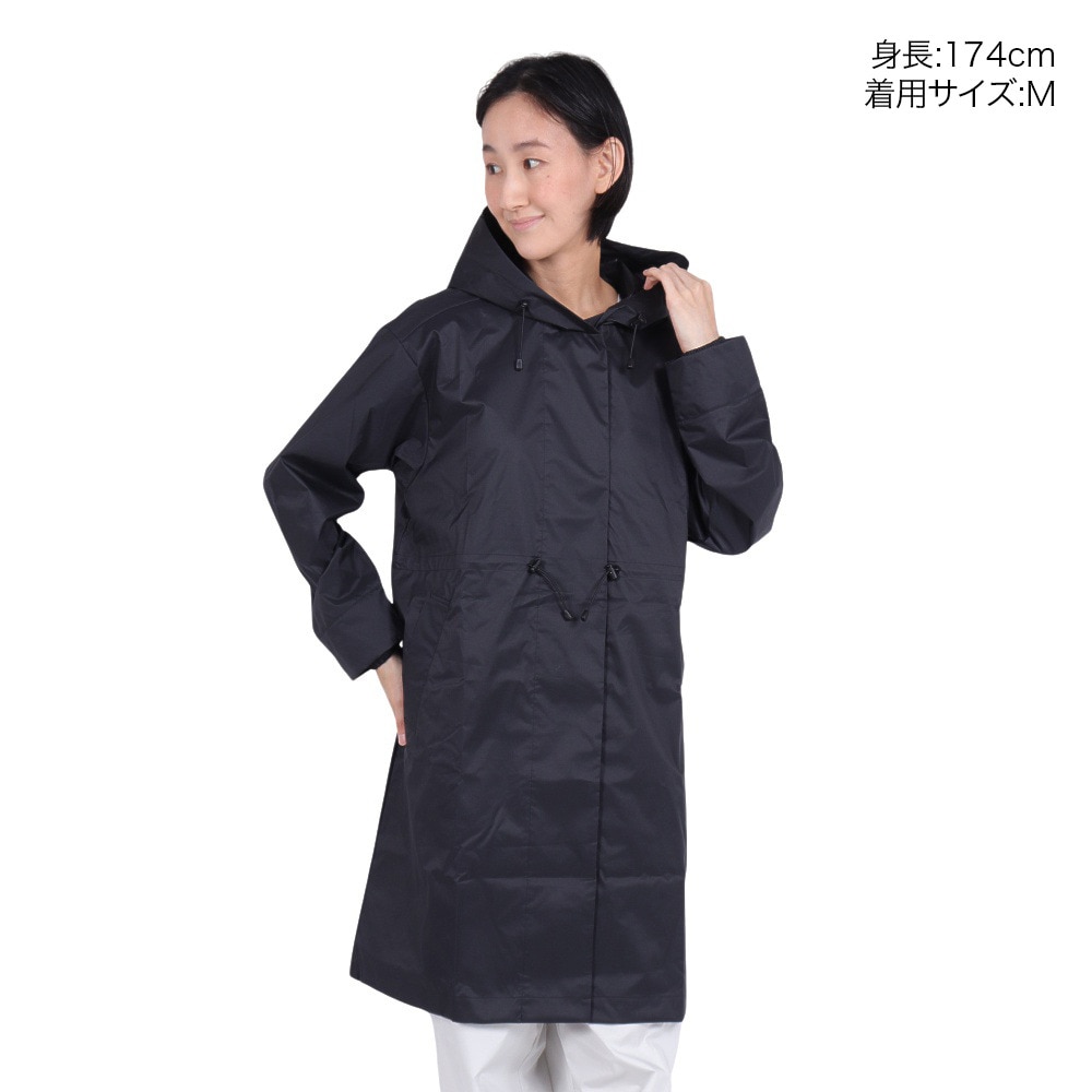 ミズノ（MIZUNO）（レディース）レインコート 雨具 はっ水 防水透湿 コンパクトアクアブロック レインコート B2MEA25009