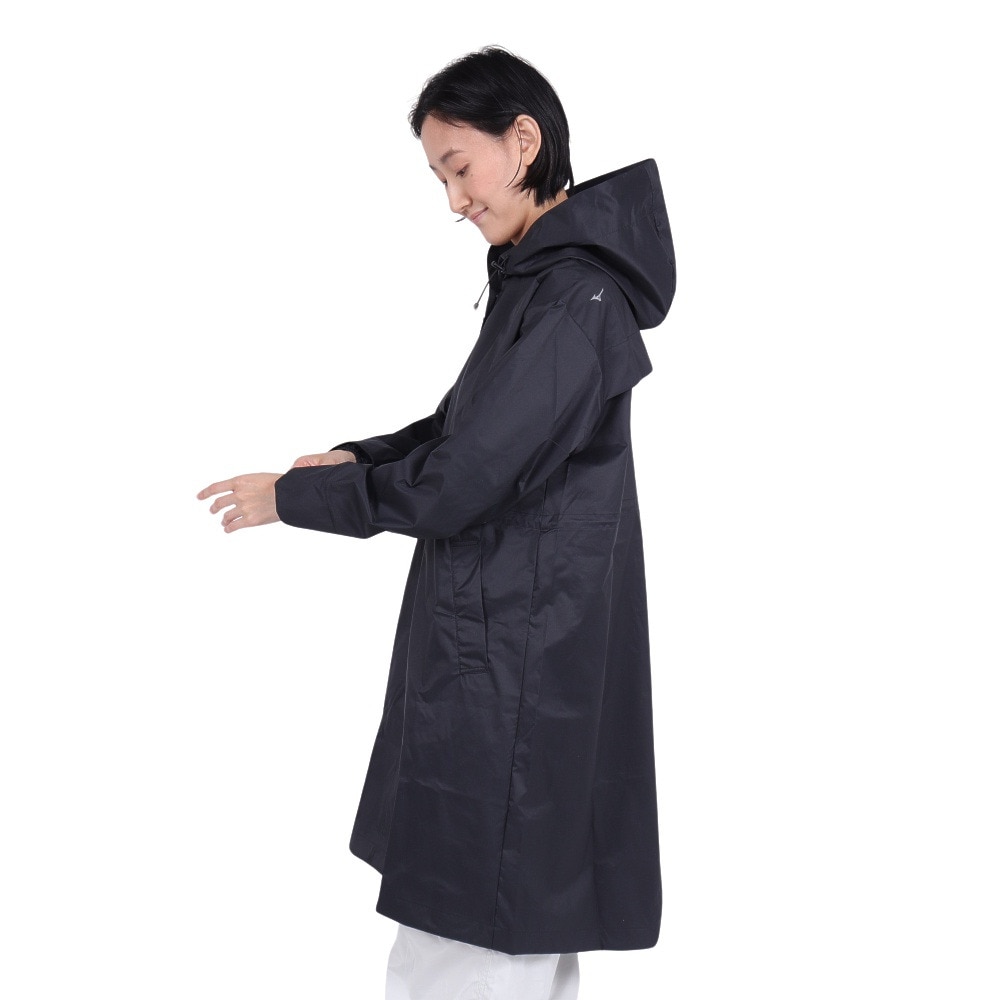 ミズノ（MIZUNO）（レディース）レインコート 雨具 はっ水 防水透湿 コンパクトアクアブロック レインコート B2MEA25009