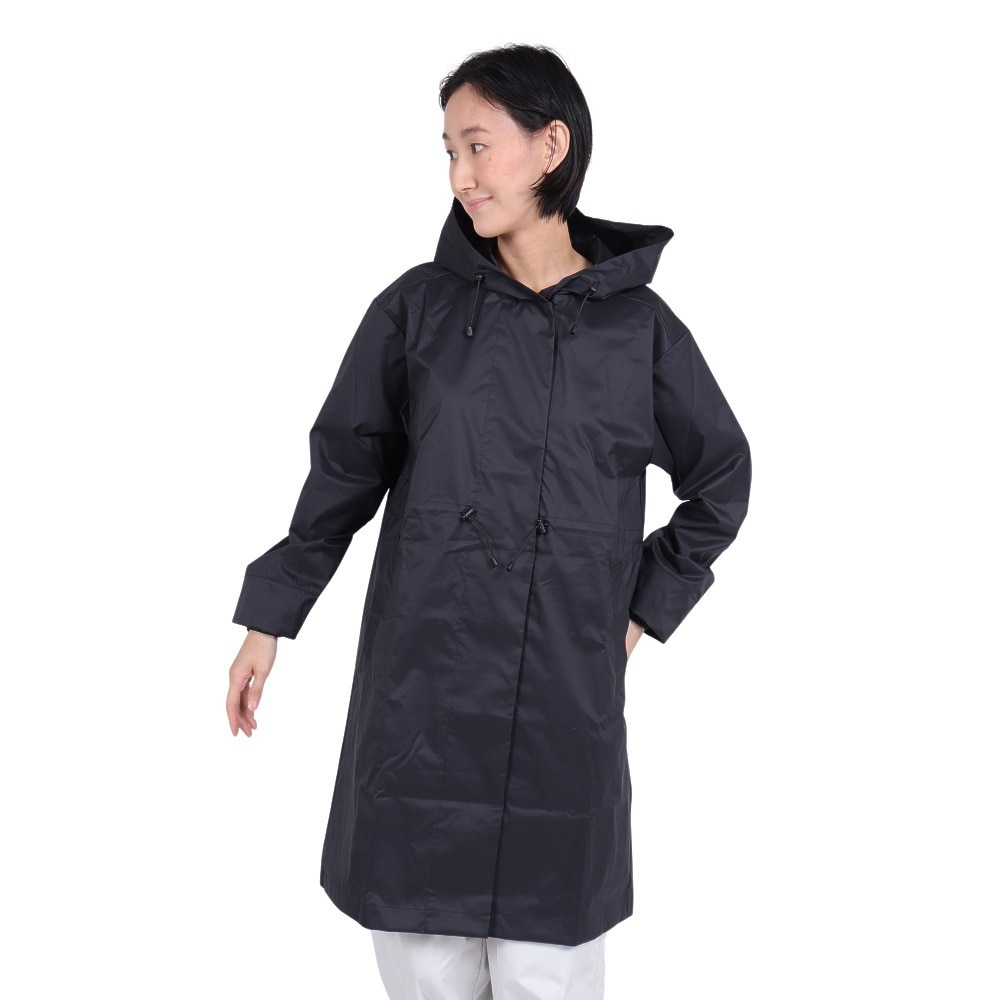 ミズノ（MIZUNO）（レディース）レインコート 雨具 はっ水 防水透湿 コンパクトアクアブロック レインコート B2MEA25009